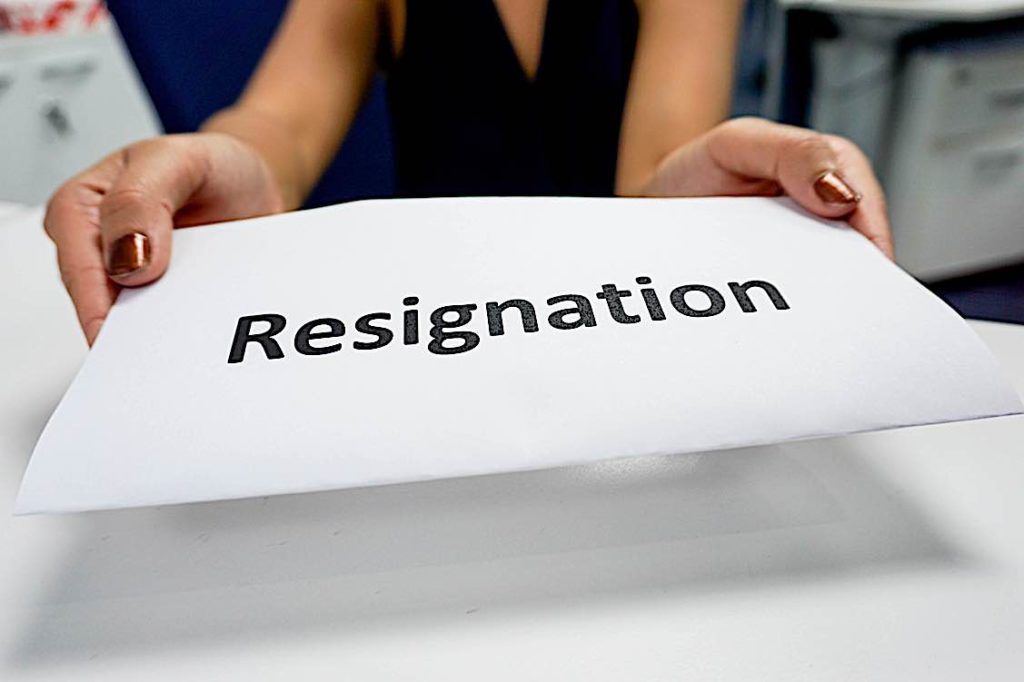 Resignation Pivotal HR Solutions Canada