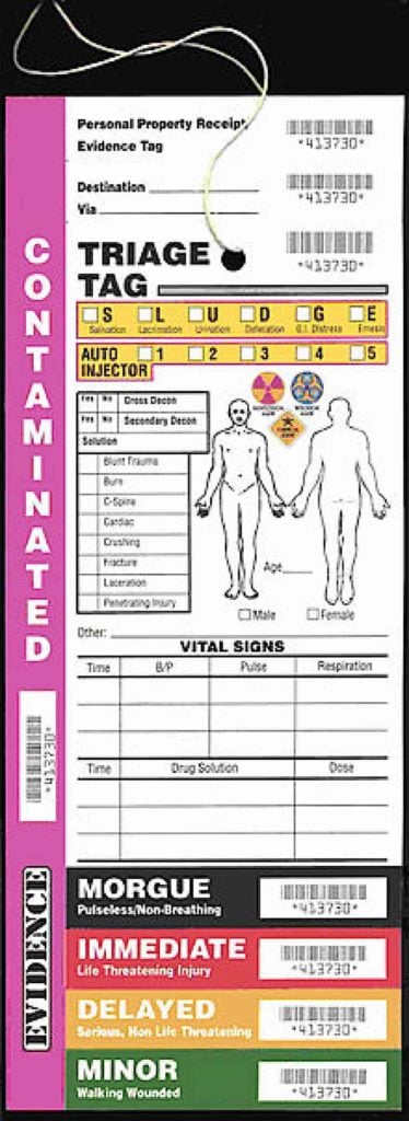 Triage tags Black Red Yellow Green Pivotal HR Solutions Blog