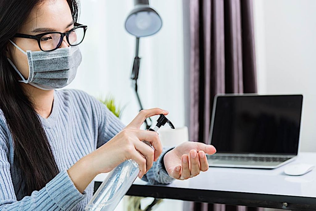 Healthy workplace hand sanitzer mask workplace Pivotal HR Solutions Blog