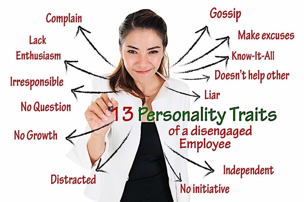 13 personality traits of the disengaged employee Pivotal HR Solutions Blog