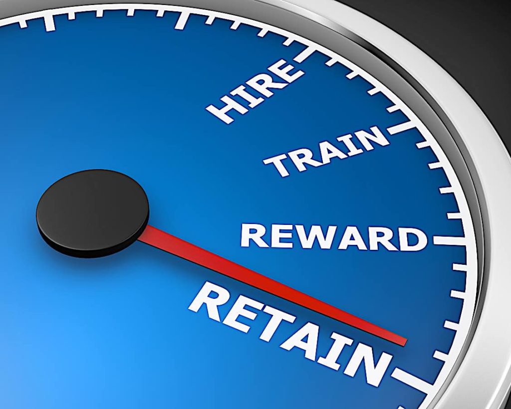 HR Management and retaining employees: employers are increasing salaries to close the wage gap and remain competitive 2 Retain hire train reward HR Management dreamstime l 83316049 Pivotal HR Solutions Blog