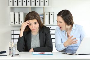 10 reasons why 28 percent of employees are ready to leave their employer and 6 ways HR Managers can help prevent it : Reports 6 Yelling at work workplace agression dreamstime l 116043690 Pivotal HR Solutions Blog