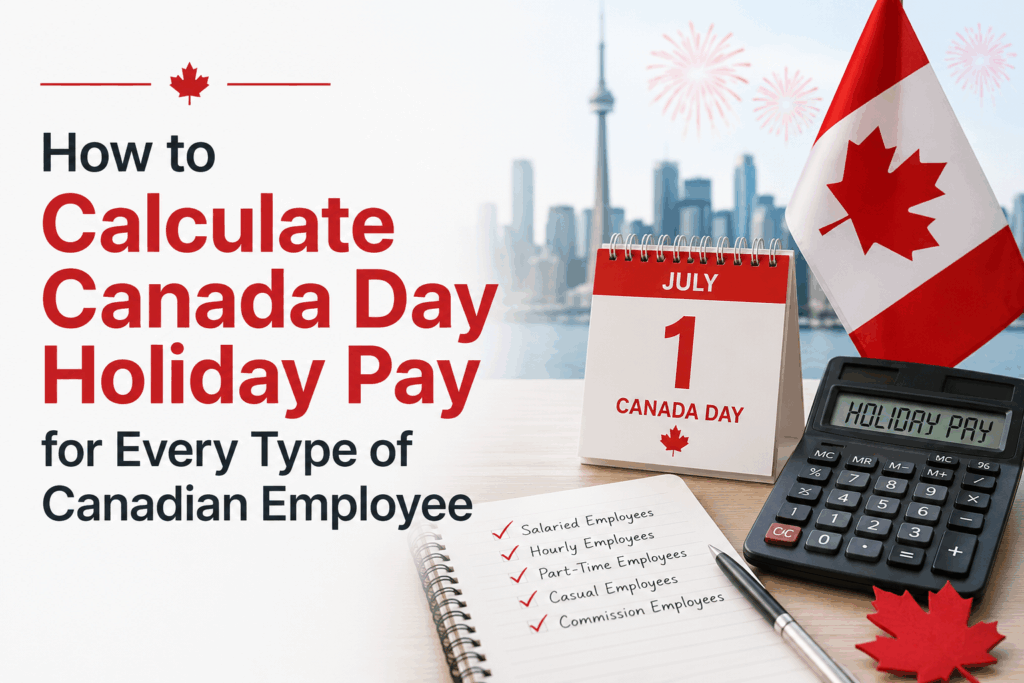 How to Calculate Canada Day Holiday Pay